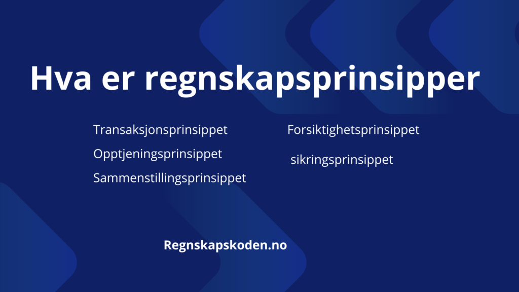 Grunnleggende Regnskapsprinsipper 1024x576